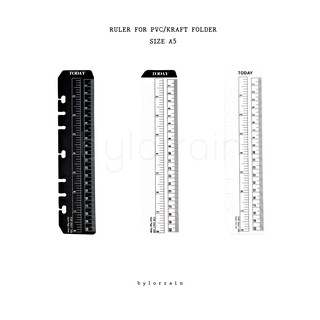 Ruler for pvc (ไม้บรรทัดสำหรับแฟ้ม pvc)