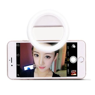 Selfie 108it ไฟเสริมการถ่ายรูปมือถือ LED Selfie Ring Light สำหรับสมาร์ทโฟนทุกรุ่น (สีขาว)