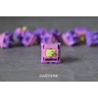 (พร้อมส่งในไทย) BANANA SPLIT SWITCH / C³EQUALZ Switch / Macho / Linear / Switch mechanical keyboard / Gold spring / JWK