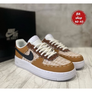 Nike air force 1 รองเท้าผ้าใบผูกเชือกพร้อมกล่อง