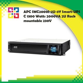 APC SMC2000I-2U-3Y Smart-UPS C 1300 Watts 2000VA 2U Rack mountable 230V
