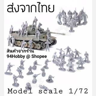 🇹🇭 1/72 โมเดลทหาร ค่าย 4D Action figure หลายแอคชั่น (~2.5cm) ทหารสมัยใหม่ และ ทหารสมัยสงครามโลก us army, ww ,หุ่น