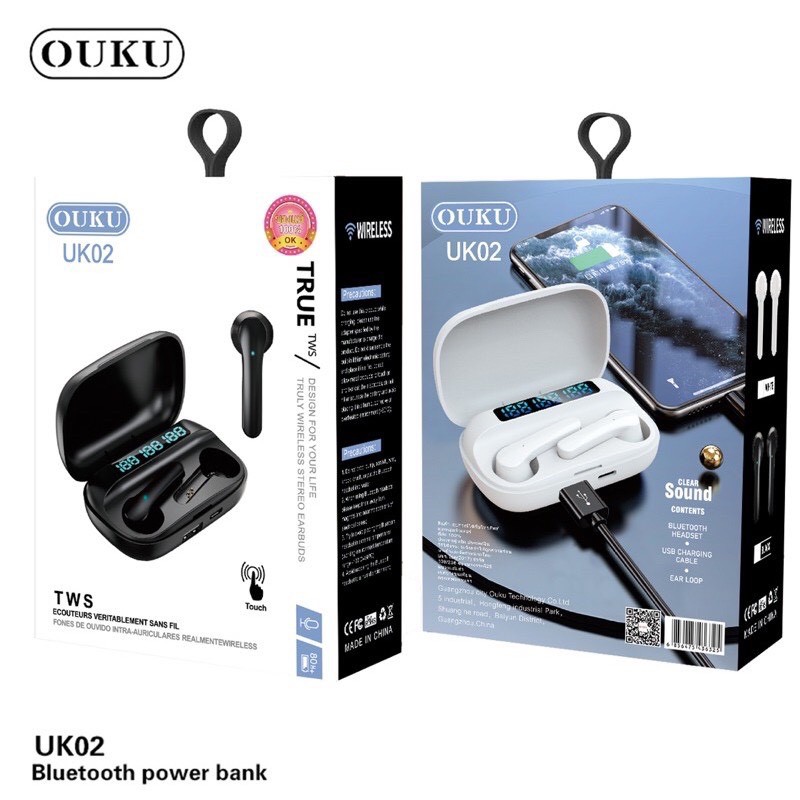 หูฟัง-บลูทูธ-ouku-uk02-มีจอ-led-เป็น-แบตสำรอง-ได้ด้วย-หูฟัง-bluetooth-power-bank-แตะทัสกรีน-สัมผัสได้