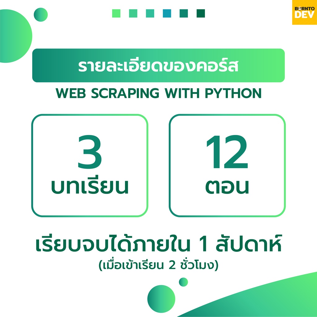 คอร์สเรียนออนไลน์-web-scraping-with-python
