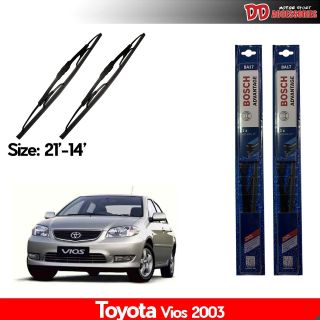 ใบปัดน้ำฝน ที่ปัดน้ำฝน ใบปัด BOSCH Toyota Vios 2003 ของแท้ 100% !!!