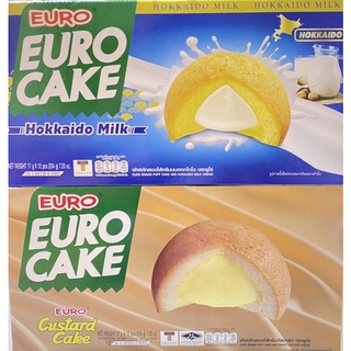 ภาพหน้าปกสินค้าEuro Cake พัฟเค้กสอดไส้ครีม ตรายูโร่ มี 2 รส ให้เลือก 12 ซอง พร้อมส่ง ที่เกี่ยวข้อง