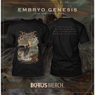 เสื้อยืดผู้ชาย เสื้อยืด Genesis Embryo - And Torturing Vile S-5XL