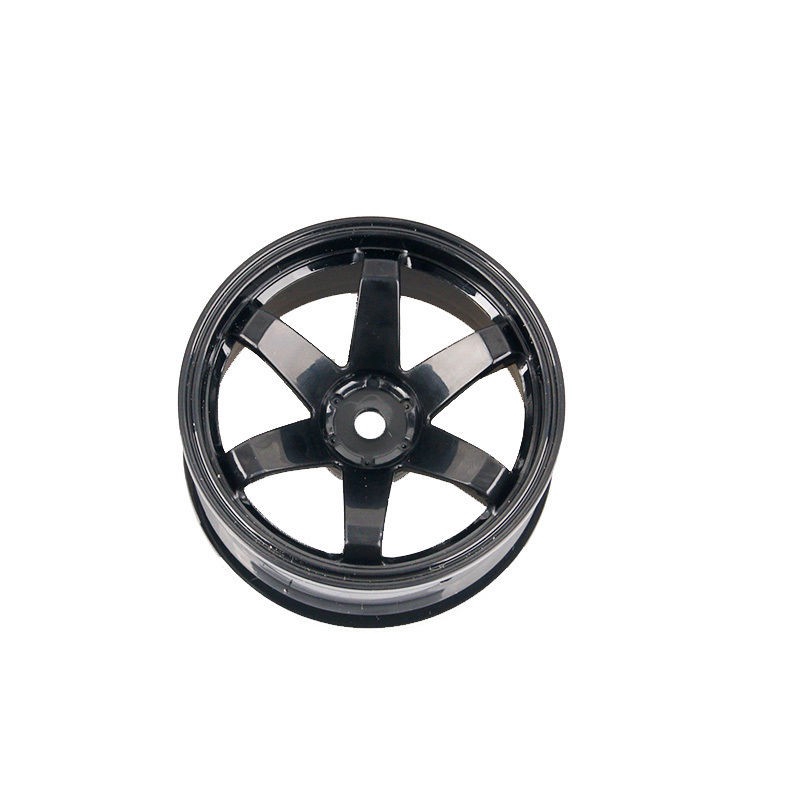 รูปภาพสินค้าแรกของRC 4pcs Wheel Plastic Rim offset 6mm Fit HSP HPI 1:10 On-Road Car Tires 701