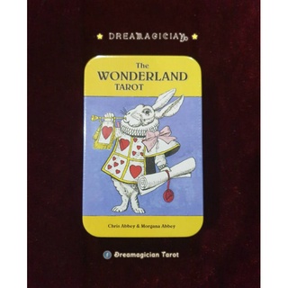The Wonderland Tarot ไพ่ยิปซีแท้ในกล่องเหล็ก ไพ่ยิปซี ไพ่ทาโร่ต์ ไพ่ออราเคิล Tarot Oracle Card Deck