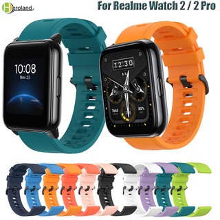 สินค้า สายนาฬิกาข้อมือซิลิโคนสําหรับ Realme Watch 2 / 2pro