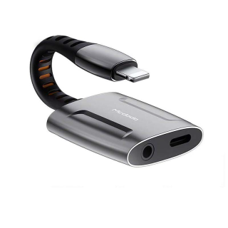 Ori Mcdodo AUX Lightning เป็น Lightning + อะแดปเตอร์เสียง Dc3.5 มม. รองรับไมค์ CA-634