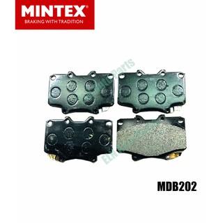 Mintex ผ้าเบรคหน้า (ของอังกฤษ) (brake pad) โตโยต้า TOYOTA (MPV) Landcruiser FJ80, HZJ80 ปี 1990