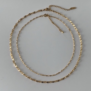chic appeal - flake chain necklace / choker