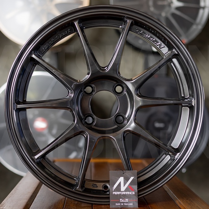 ล้อ-nk-performance-รีดเบา-flowforming-ลาย-tc105n-ขอบ-16-นิ้ว-สี-nk-dark