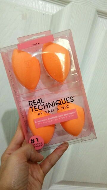 แท้-ฟองน้ำไข่-real-techniques-miracle-complexion-sponge-miracle-coverage-wet-or-dry