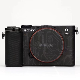 สินค้า [HOHO] สติกเกอร์ฟิล์มหนัง ลายพราง 3M ป้องกันกล้อง สําหรับ SonyA7C SONY a7c
