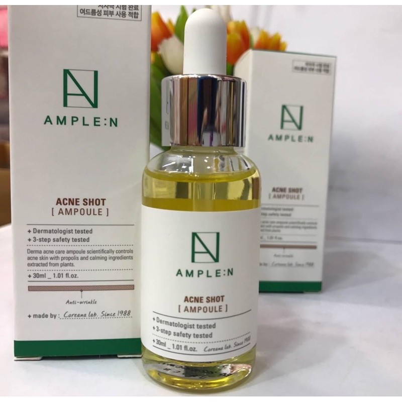 Ample N Acne Shot Ampoule 30 ml Shopee Thailand