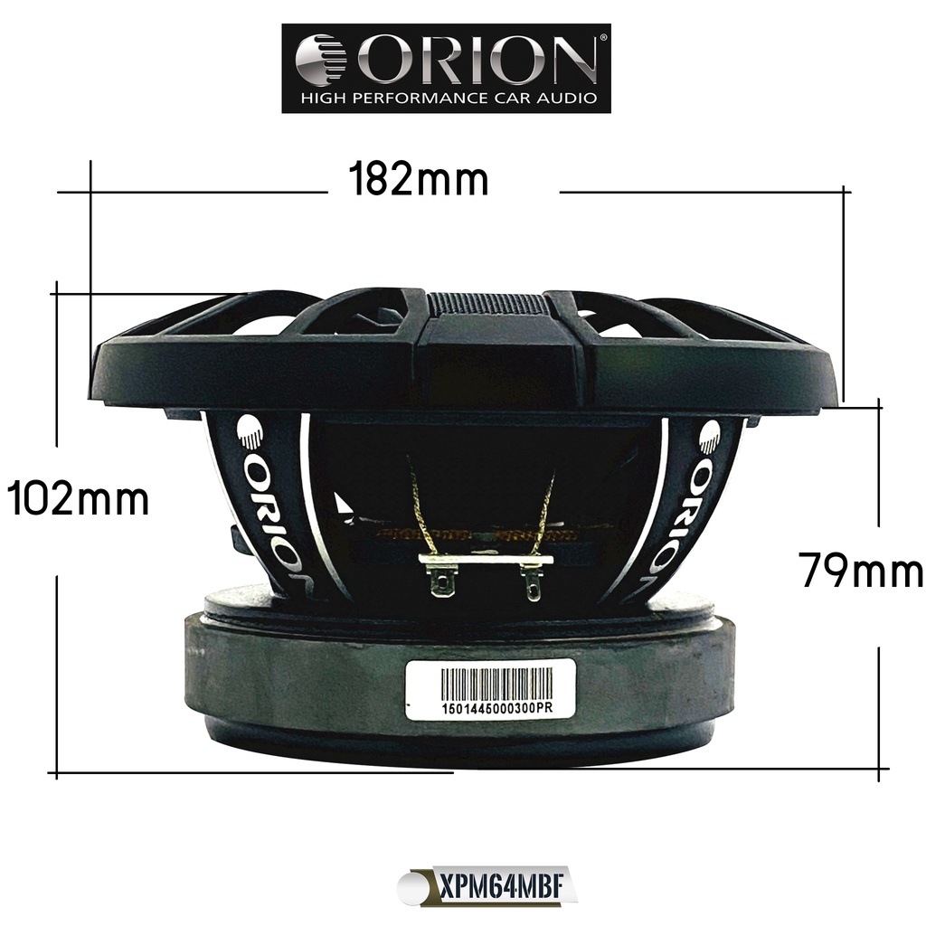 ซูปเปอร์ลำโพงเสียงกลาง-6-5นิ้ว-เฟสปลั๊ก-orion-รุ่น-xpm64mbf-รุ่นใหญ่ตัวท้อปพลังเสียง1320วัตต์ที่-4โอมห์-เสียงดีสุดๆ