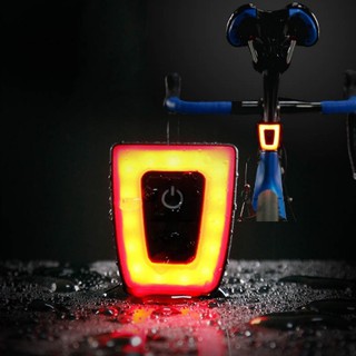 ไฟท้ายจักรยาน ไฟเตือนการขับขี่ที่ปลอดภัย ชาร์จ USB อุปกรณ์ตั้งแคมป์แบบพกพา