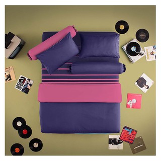 ชุดผ้าปูที่นอน 6 ฟุต 5 ชิ้น LOTUS LOVELY LY-05-18 สีชมพู/ม่วง ปรับเปลี่ยนเตียงนอนให้น่าสนใจ พร้อมการผ่อนคลายในโลกแห่งสีส