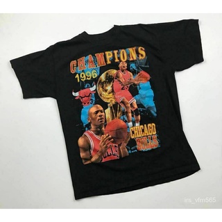 Gildan -   Vintage Chicago Bulls Rap Tee Michael Jordan Black T-shirt Unisex All Size ZL549 GELM
