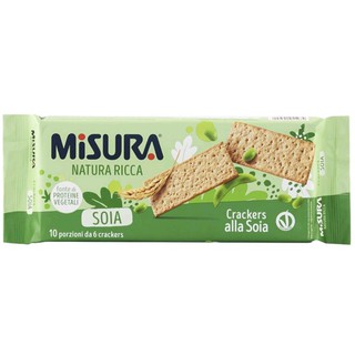 ภาพหน้าปกสินค้าแครกเกอร์ถั่วเหลือง (วีแกนทานได้) Misura Soya Crackers 400g. ที่เกี่ยวข้อง