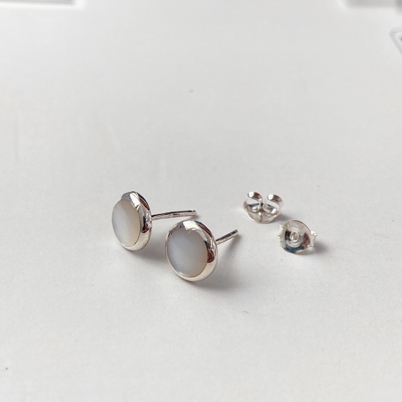 ต่างหูเงินแท้925-ต่างหูเงินสวยๆ-moonstone-earring