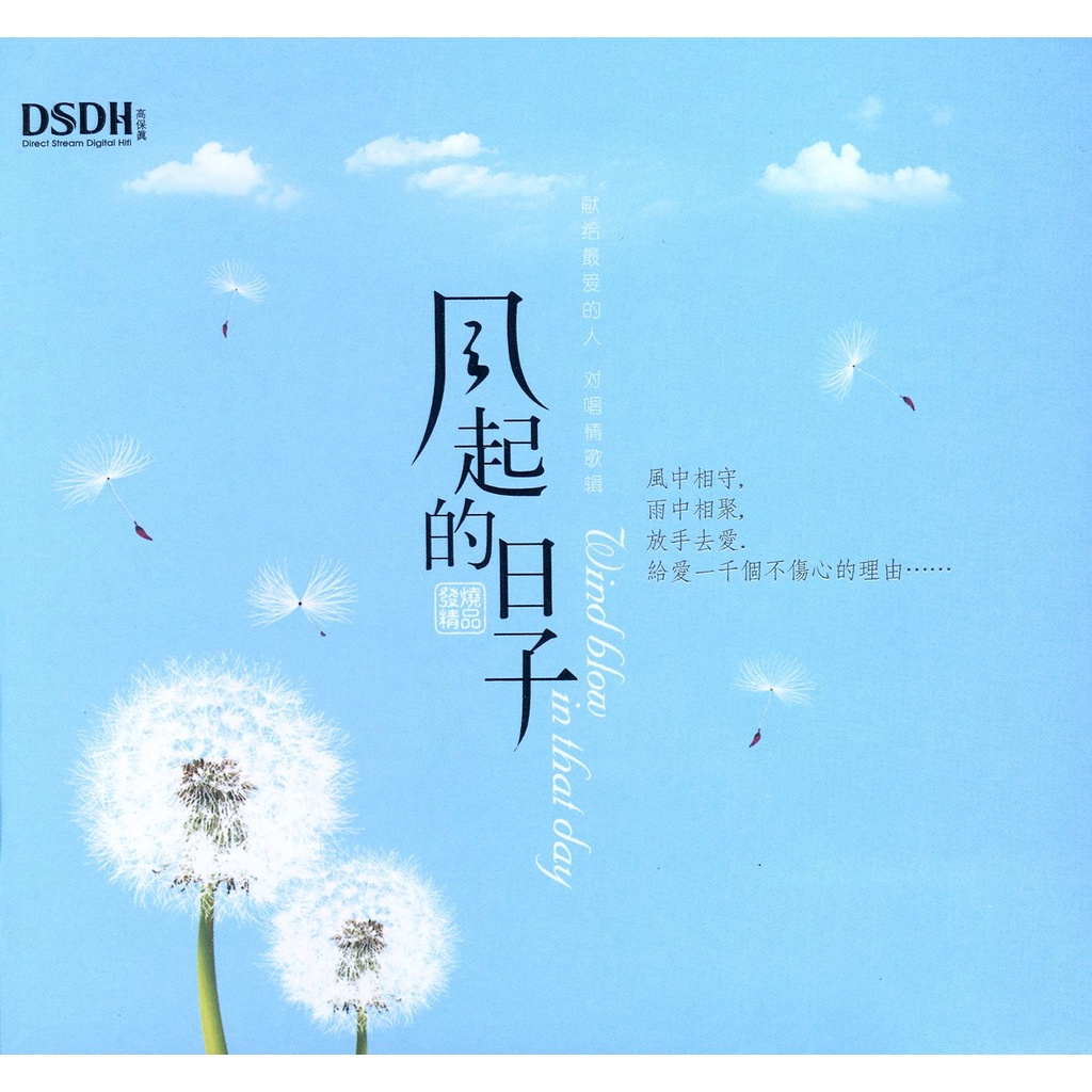 cd-audio-คุณภาพสูง-เพลงจีน-wind-blow-in-that-day-2009-ทำจากไฟล์-flac-คุณภาพเท่าต้นฉบับ-100