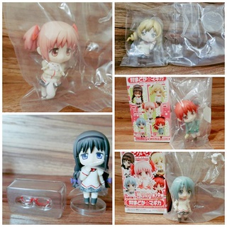 สาวน้อยเวทมนตร์มาโดกะ Madoka Magica ชุดนักเรียน-ชุดเที่ยว ปุจิ nendoroid petit ฟิกเกอร์ตัวเล็กน่ารักๆ  (ของแท้ มือ 1-2)