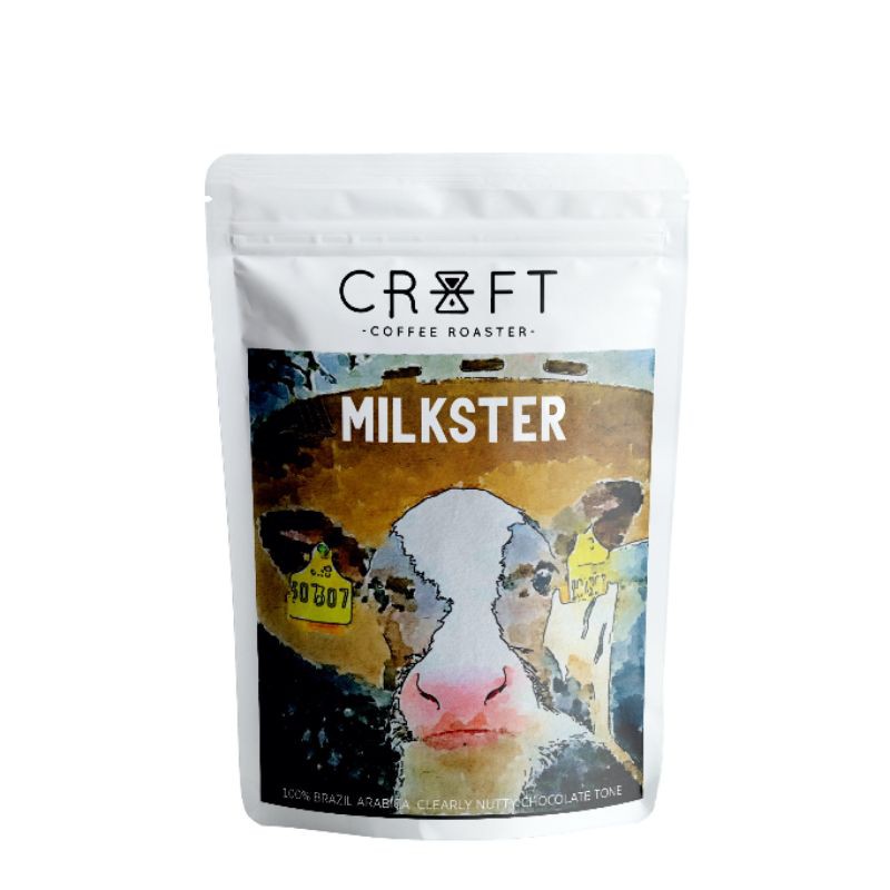 ภาพหน้าปกสินค้าCraft Coffee Roaster เมล็ดกาแฟคั่ว Milkster Brazil Signature Blend 250g