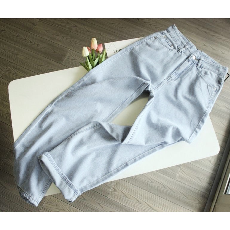 ภาพสินค้าพร้อมส่ง Jean Girl กางเกงยีนส์ขากระบอกผู้หญิง จากร้าน ohpants บน Shopee ภาพที่ 4