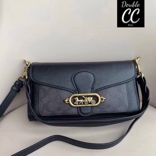 (แท้ 💯%‼ Factory) CO ACH SMALL JADE SHOULDER BAG