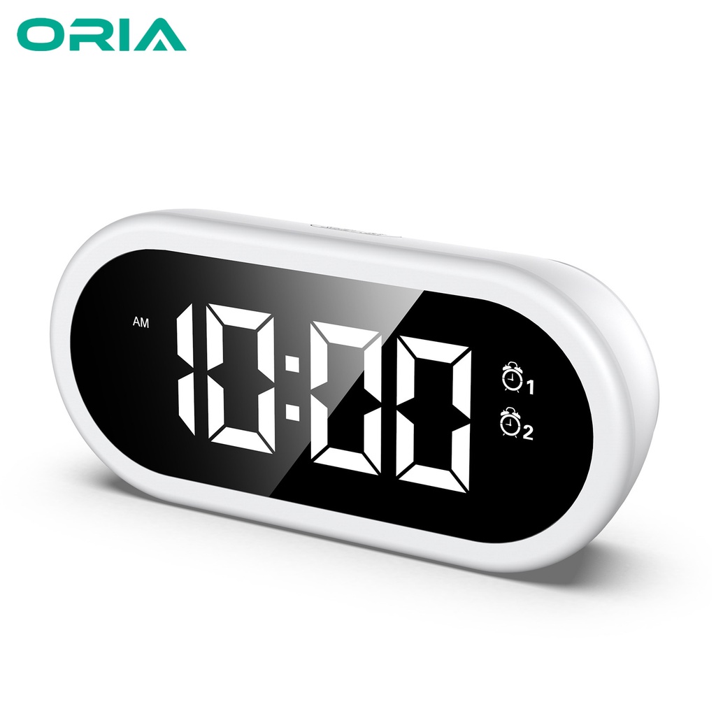 oria-นาฬิกาปลุกดิจิทัล-led-ควบคุมด้วยเสียง-ชาร์จ-usb-พร้อมฟังก์ชั่นเลื่อนปลุก-2-กลุ่ม