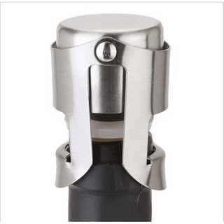 จุกสแตนเลสสำหรับปิดเครื่องดื่ม  Stainless Steel Plug Stopper Vacuum Preservation  ตัวปิดขวด