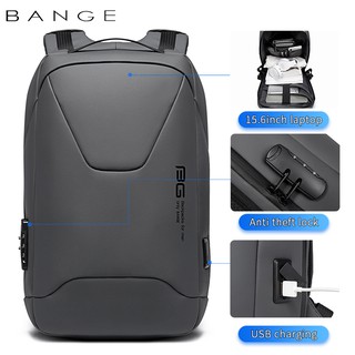BANGE™ BG22188 : Business backpack with TSA lock and external USB-A/micro USB charging port