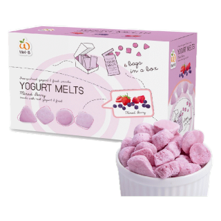 Wel-B Yogurt Melts Mixed berry 42g. (โยเกิร์ตกรอบ มิกซ์เบอร์รี่ 42 กรัม) - ขนมเด็ก โยเกิร์ตฟรีตดราย โยเกิร์ตกรอบ