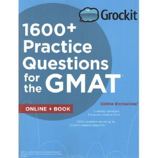 DKTODAY หนังสือ 1600 + PRACTICE QUESTIONS FOR THE GMAT+ONLINE