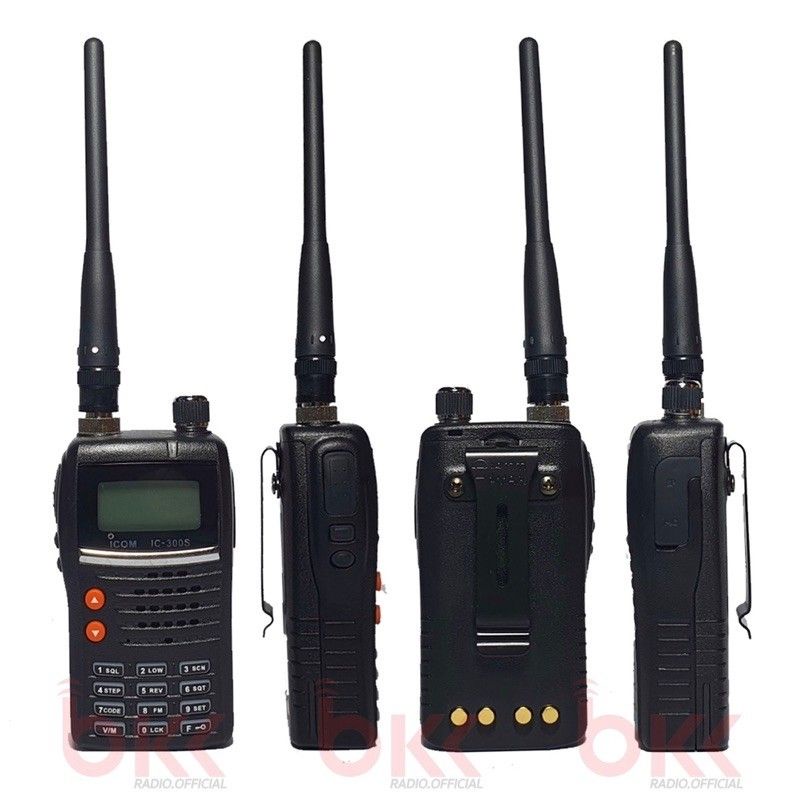 วิทยุสื่อสาร-ic-300c-136-174mhz-ขายดี-รุ่นยอดนิยม-5-8วัตต์-80ช่อง-รับประกัน-3-เดือน