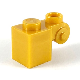 Lego part (ชิ้นส่วนเลโก้) No.20310 Brick, Modified 1 x 1 with Scroll with Hollow Stud