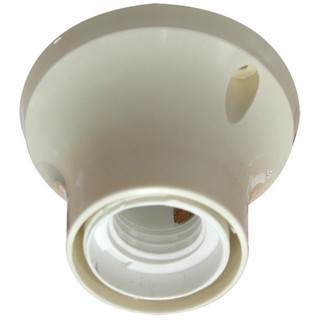 Lamp cap LAMP HOLDER YY27/W WHITE BEC Lamp device Light bulb ขั้วหลอด ขั้วหลอด BEC YY27/W สีขาว อุปกรณ์หลอดไฟ โคมไฟ หลอด