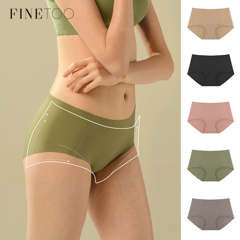 finetoo-ชุดชั้นในกางเกงชั้นในไร้รอยต่อแบบนุ่มสีพื้นสําหรับผู้หญิง-2-ชิ้น-ชุด-s-xl