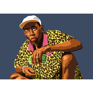 โปสเตอร์ Tyler The Creator ไทเลอร์ เดอะ ครีเอเตอร์ แร็ปเปอร์ Rapper Hiphop ฮิปฮอป Poster ภาพถ่าย ตกแต่งผนัง วงดนตรี