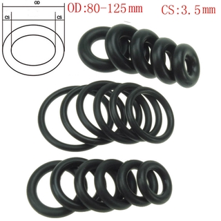 สินค้า แหวนยาง O Ring ซีลความร้อนสีด ํา 3 . 5 มม . Od 80-125 มม . 5 ชิ้น