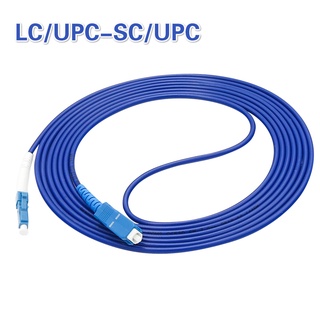 Stock Ready Armoured LC/UPC-SC/UPC 5PCS SM Fiber Optic Patch Cord Jumper 3.0mm Fibra Optica FTTH Single Mode