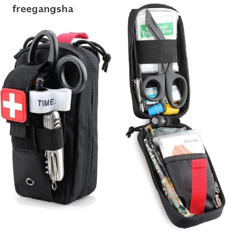 ราคาและรีวิวTactical Medical EDC Pouch Outdoor EMT First Aid Kit Pouch IFAK Trauma Hunting FDH
