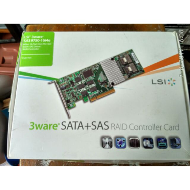 Raid Card LSI Logic Controller Card 3ware SAS 9750-16i4e 20Port 6Gb