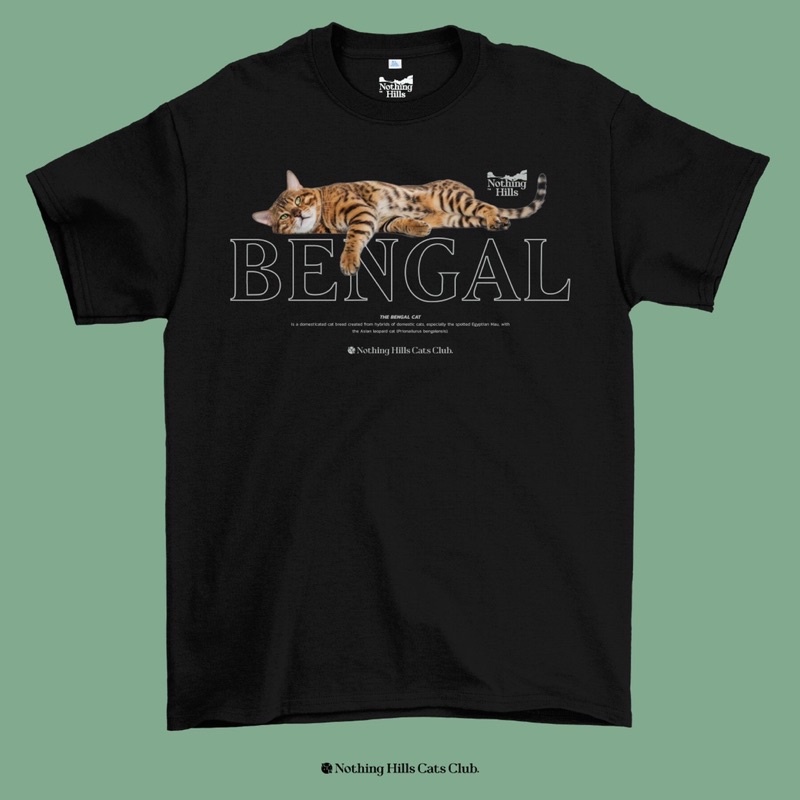 เสื้อยืดผ้าฝ้ายพิมพ์ลาย-hot-tshirts-เสื้อยืดลาย-bengal-เบงกอล-classic-cotton-unisex-2022