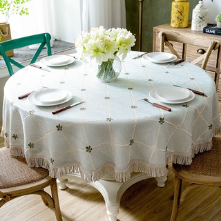 🔥ผ้าปูโต๊ะ โต๊ะกลมขนาดใหญ่ แผ่นรองจาน ทรงสี่เหลี่ยมผืนผ้า ทนอุณหภูมิสูง ซักได้