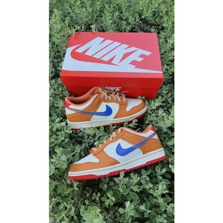 Nike dunk low orange blue gs