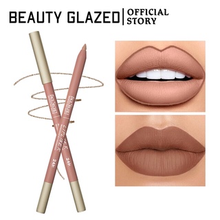 Beauty GLAZED ลิปสติก ลิปกลอส เนื้อแมตต์กํามะหยี่ กันน้ํา ติดทนนาน 4 สี